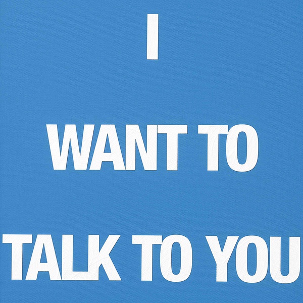 I WANT TO TALK TO YOU, 2009 Acrylic on canvas 50 x 40 cm